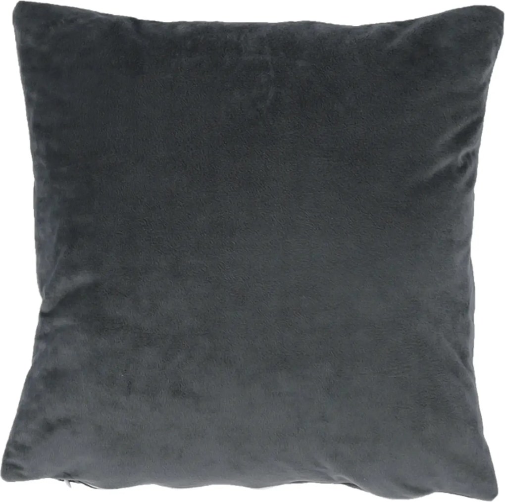 Perna ALITA TIPUL 8, gri inchis - Velvet 52, tesatura catifelata, cu h