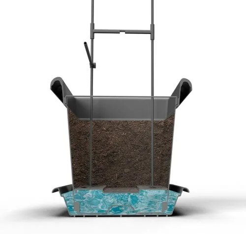 Ghiveci de volum mare Gardenico Magnus, 80 cm, 80 cm