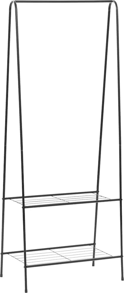 vidaXL Cuier de haine, 59 x 35 x 150 cm, negru