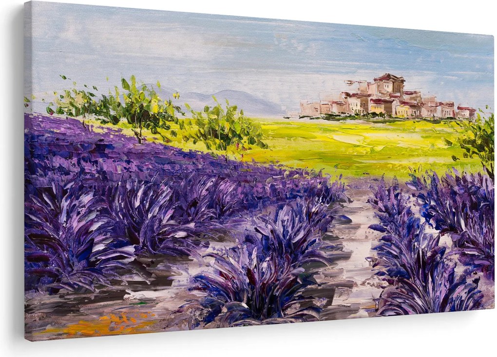 Tablou - Provence, Franța, pictură în ulei (90x60 cm)