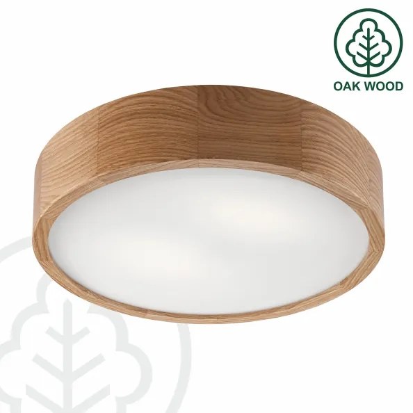 Plafonieră LED Brilagi CARVALHO 2xE27/60W/230V stejar d. 37,5 cm