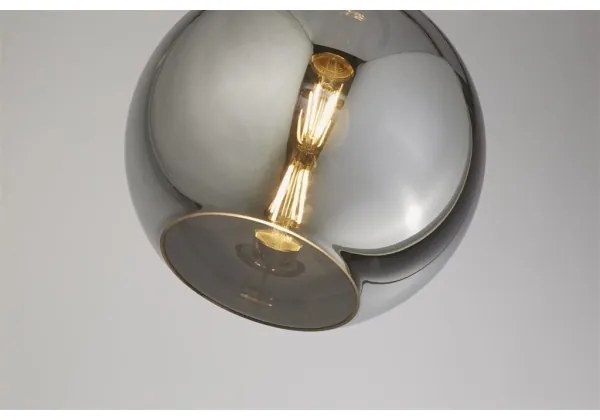 Searchlight - Lustră pe cablu BALL 1xE27/60W/230V negru