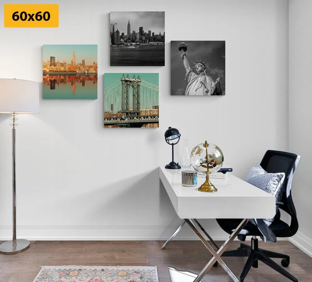 Set tablouri combinație interesantă orașului New York
