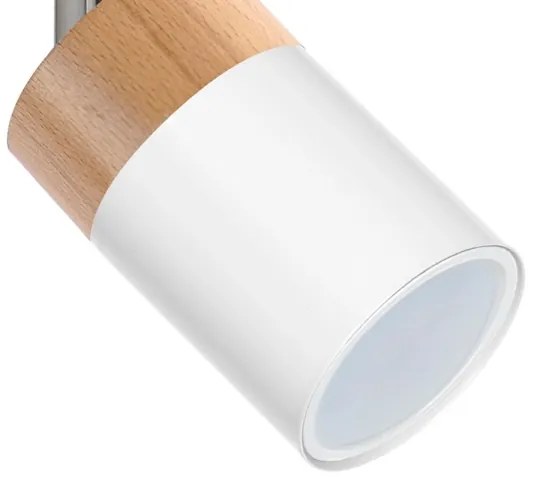 Spot JOKER WHITE WOOD 1xGU10/8W/230V