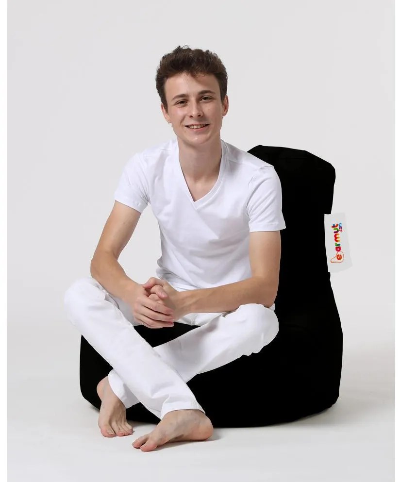 Fotoliu puf Lerna (Negru). Promo -6%. 1101680