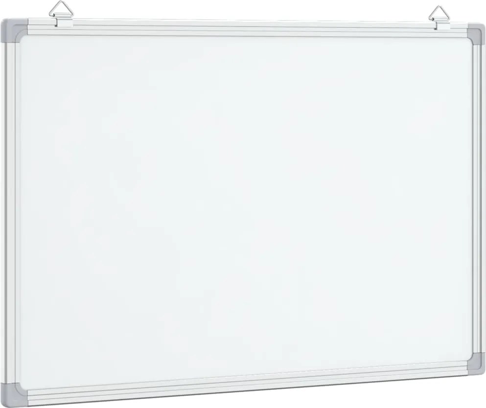 vidaXL Tablă magnetică, alb, 60x40x1,7 cm, aluminiu
