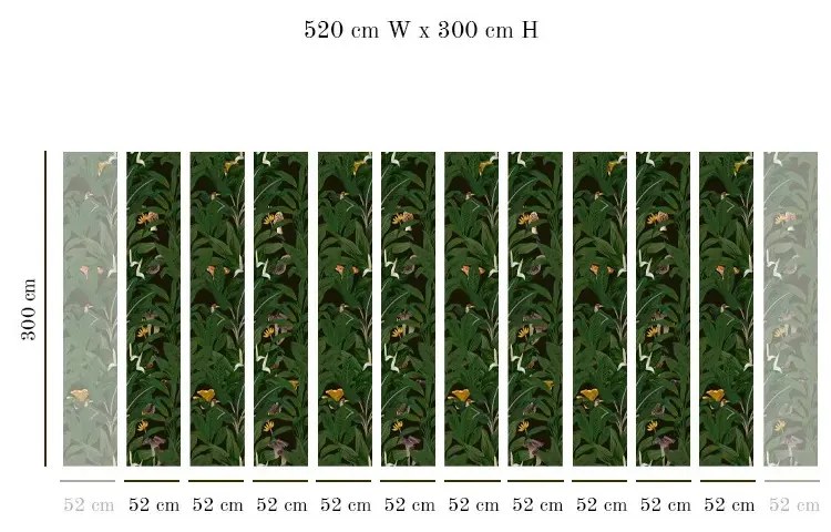 Tapet VLAdiLA Tropical Story 520 x 300 cm