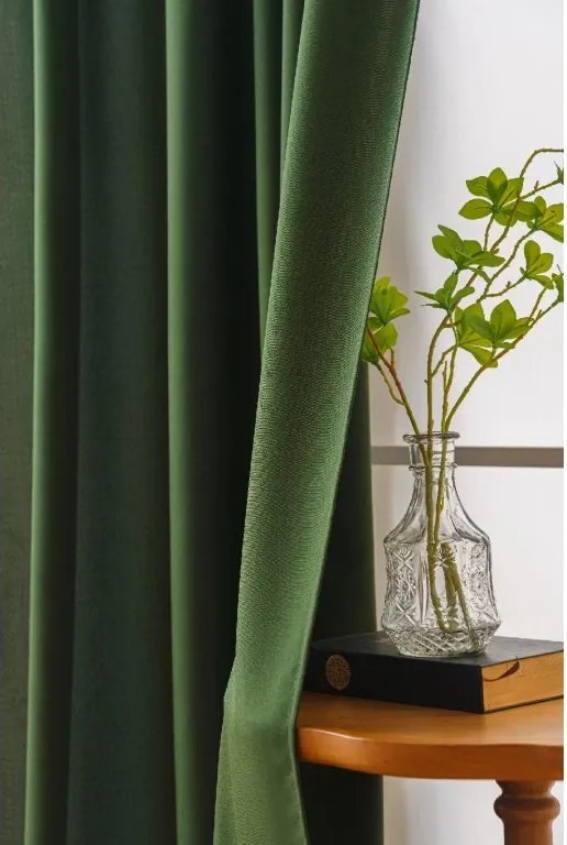 Perdea OXFORD LIGHT 140x250 cm, verde inchis Agatat: Rejansa