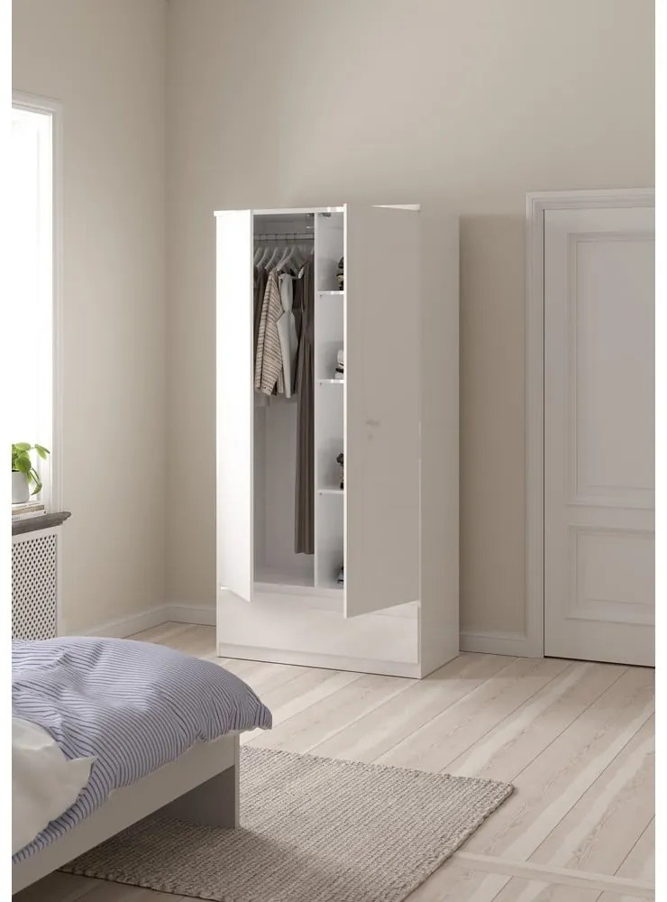 Șifonier alb 99x201 cm Naia - Tvilum