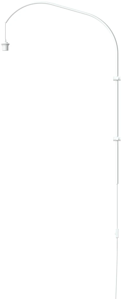 Suport pentru lampă de perete Willow wall hanger single white H 123 cm - UMAGE