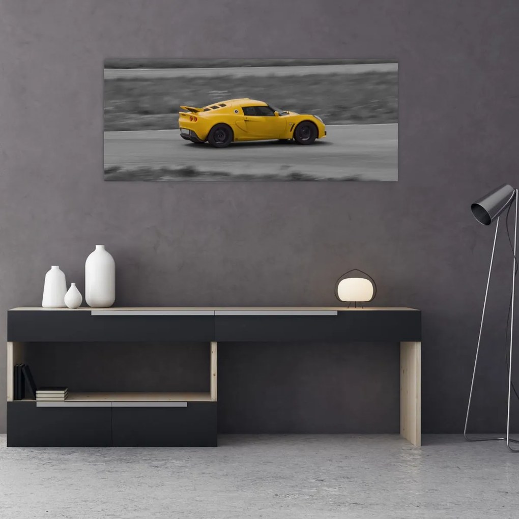 Tablou - Mașină rapidă (120x50 cm)