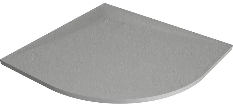 Mexen Bert duş cu bazin semi-rotund SMC 90 x 90 cm, gri - 4KR619090