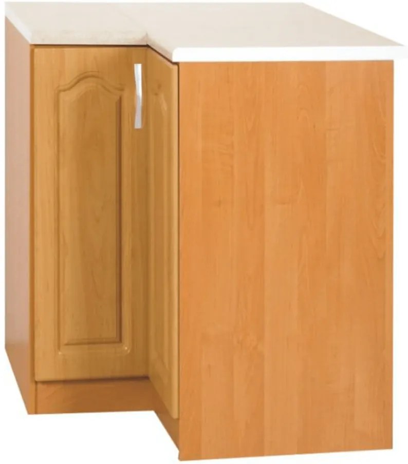 Cabinet de bucătărie, inferior, stânga, anin, LORA MDF NEW KLASIK S90/90