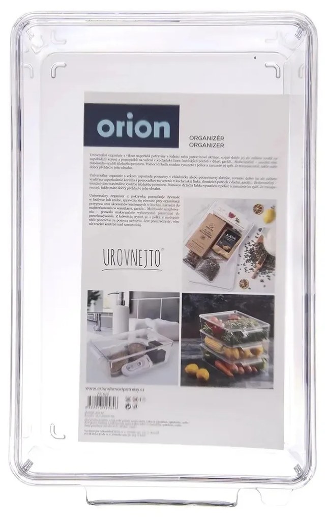 Organizator frigider - coș cu capac Orion UH 32,5 x 20 x 7 cm