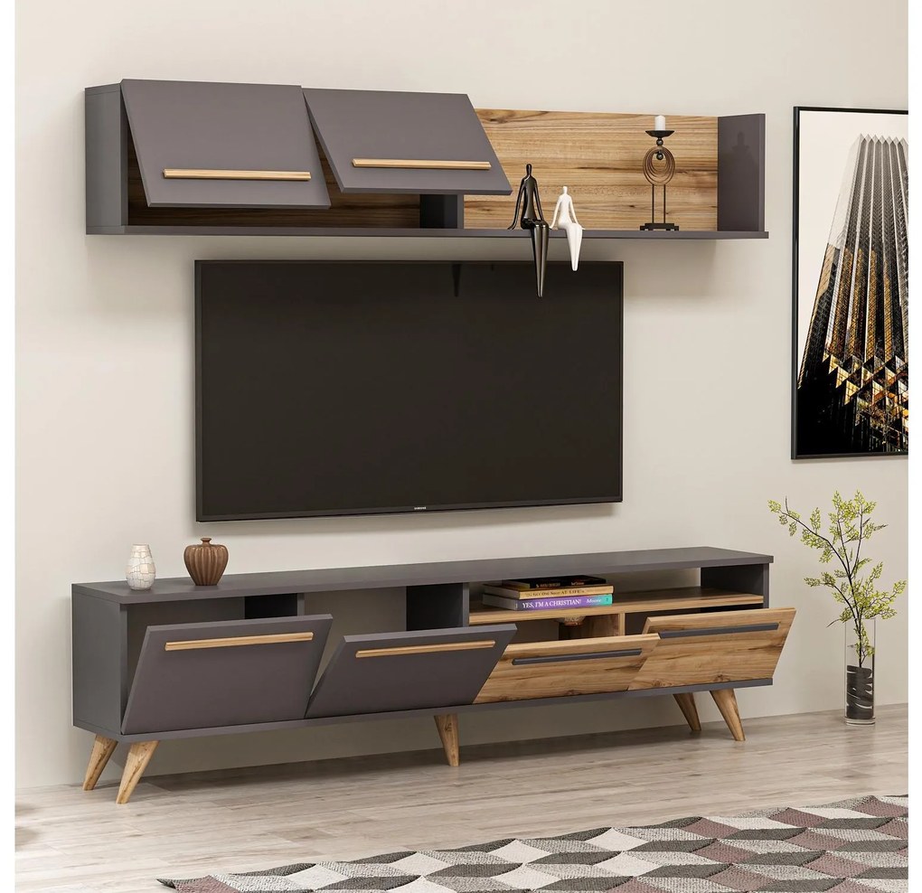 Mobilier living Valobe 2 (Nuc + antracit) . 1095673