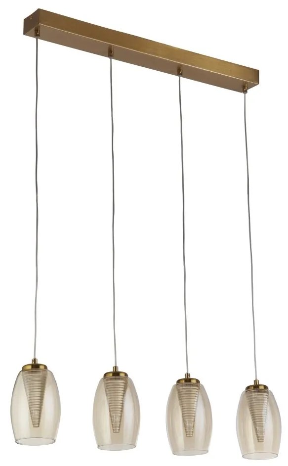 Lustra cu 4 pendule suspendata moderna Cyclone