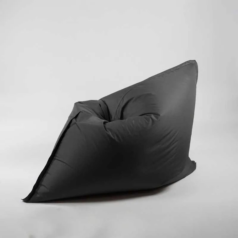 Fotoliu tip Perna Magic Pillow, Material impermeabil - Gri inchis