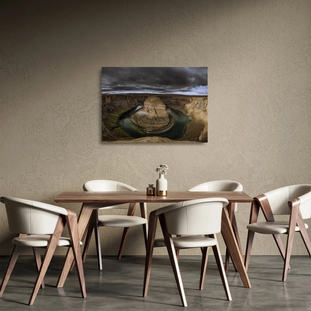 Tablou pe sticlă cu canion (70x50 cm)