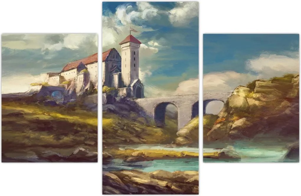 Tablou - Castelul medieval (90x60 cm)