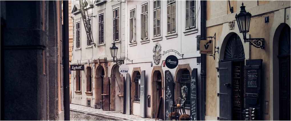 Tablou - Strada din Praga (120x50 cm)