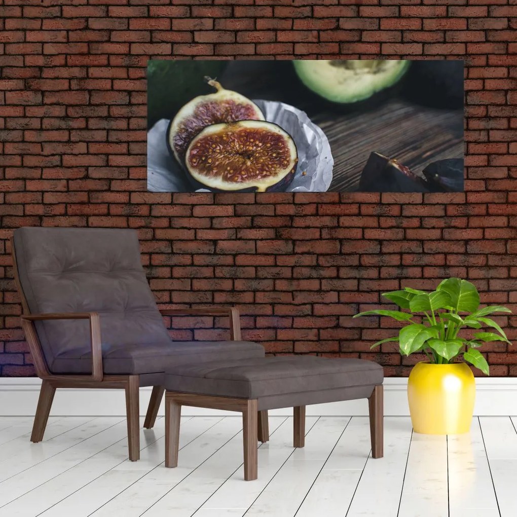 Tablou cu fistic și avocado (120x50 cm)
