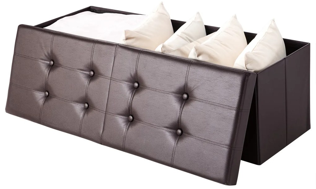 Deuba Cutie depozitare Casa maro - 76x38x38 cm