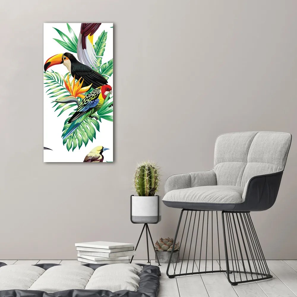 Tablou pe pânză canvas Păsări tropicale