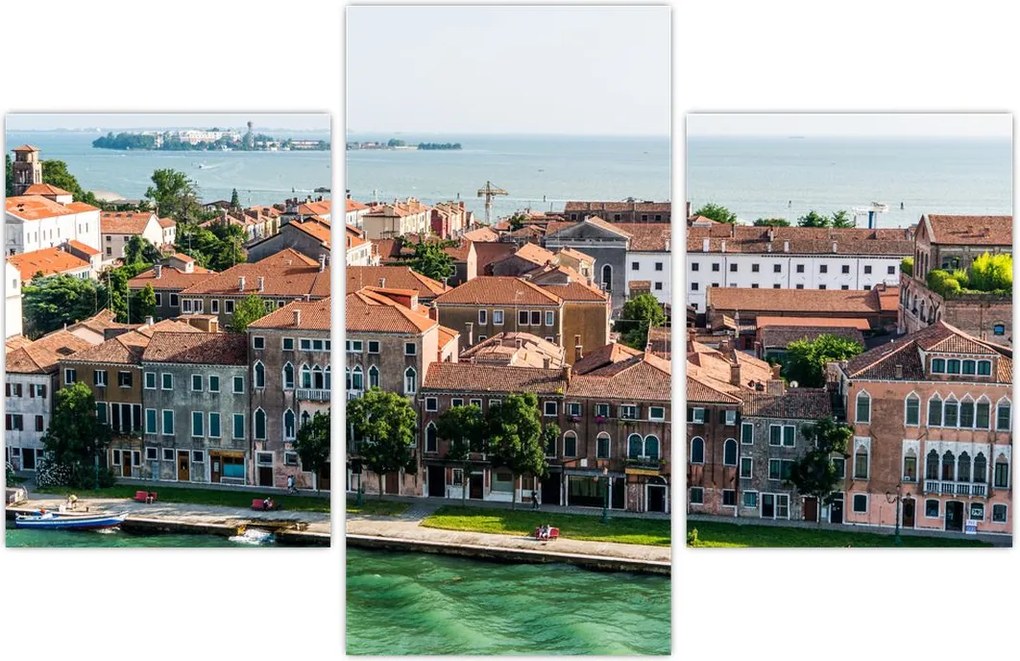 Tablou - Vedere aeriană a orașului (90x60 cm)