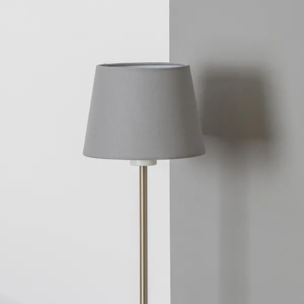 Brilagi - Lampă de podea LED CERIA 1x E27/40W/230V Ø 20,5 cm gri/crom mat