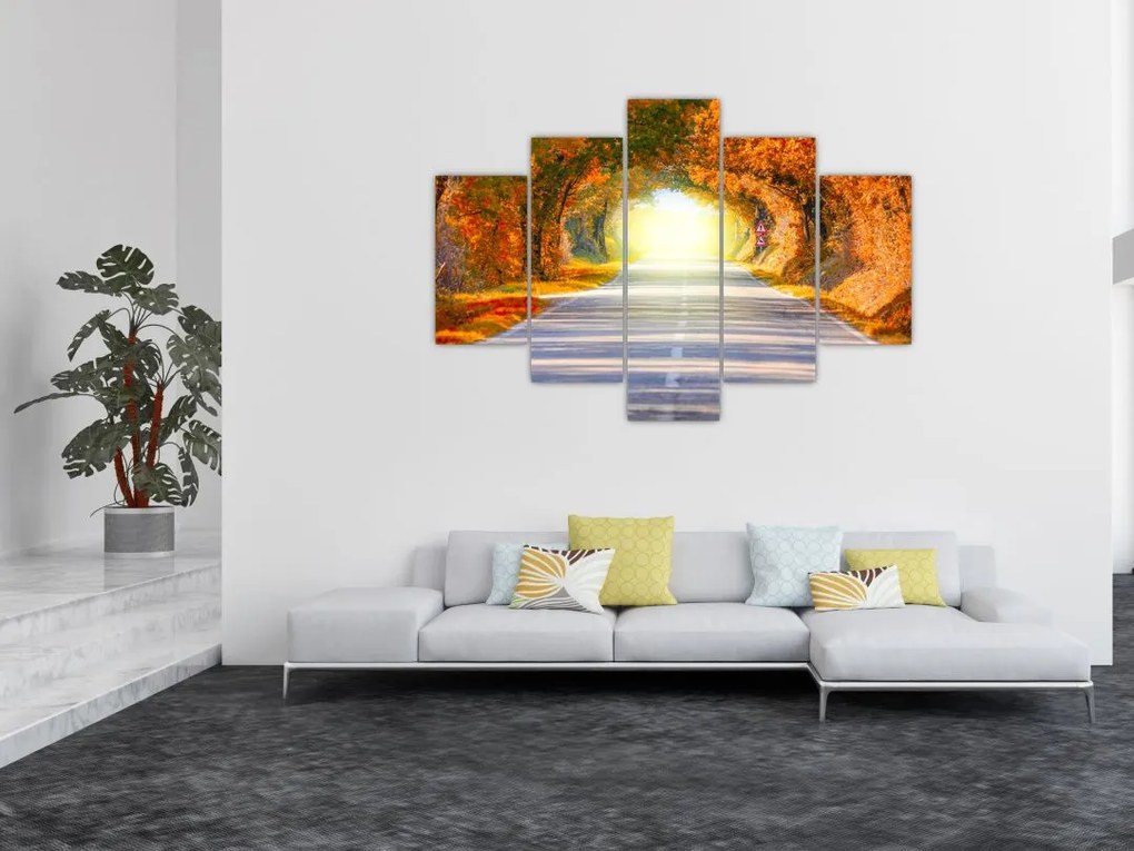 Tablou - Poarta din copaci (150x105 cm)