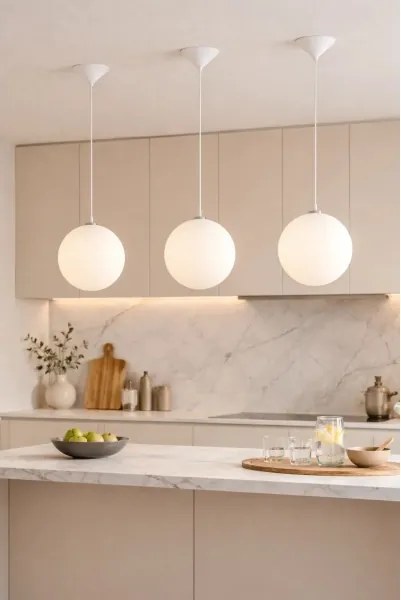 Eglo 22873 - Lampă suspendată pe cablu RONDO 1xE27/60W/230V Ø 40 cm albă