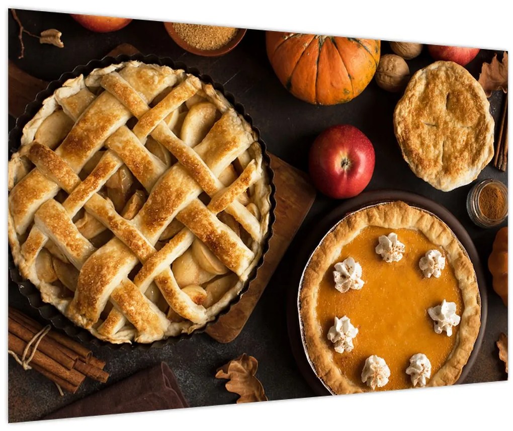 Tablou - Plăcintă de dovleac (90x60 cm)