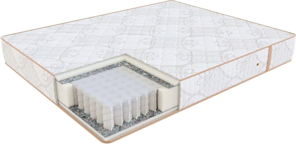 Saltea Eko Pocket 200×200 cm, fermitate medie, 24 cm înălțime