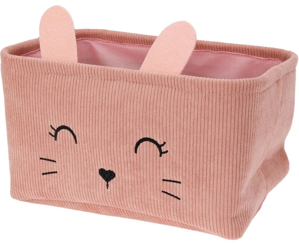 Hatu Set de coșuri textile pentru copii, roz , 2buc