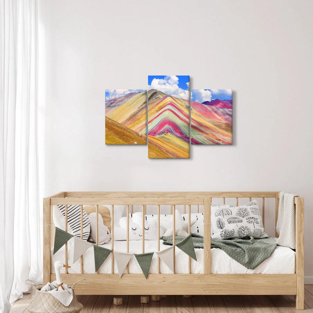 Tablou - Muntele Curcubeu, Peru (90x60 cm)