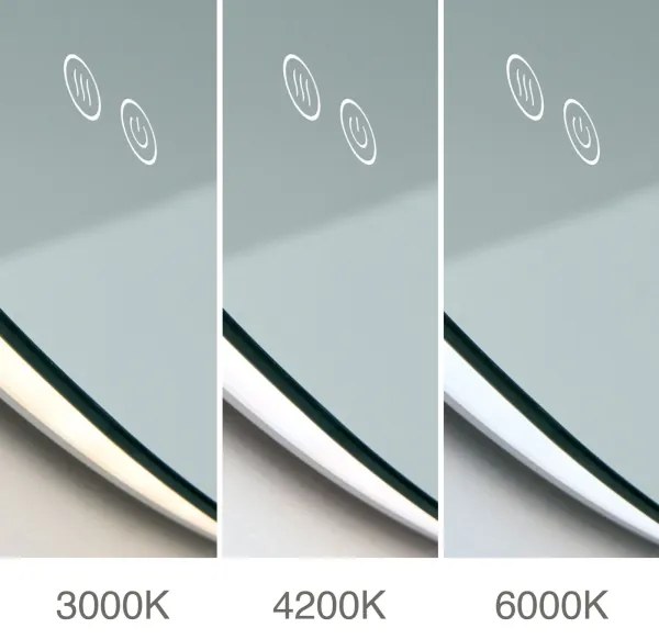 Orion - Oglindă FOCUS cu iluminare LED, 30W, 230V, 3000/4200/6000K, Ø 100 cm, IP44