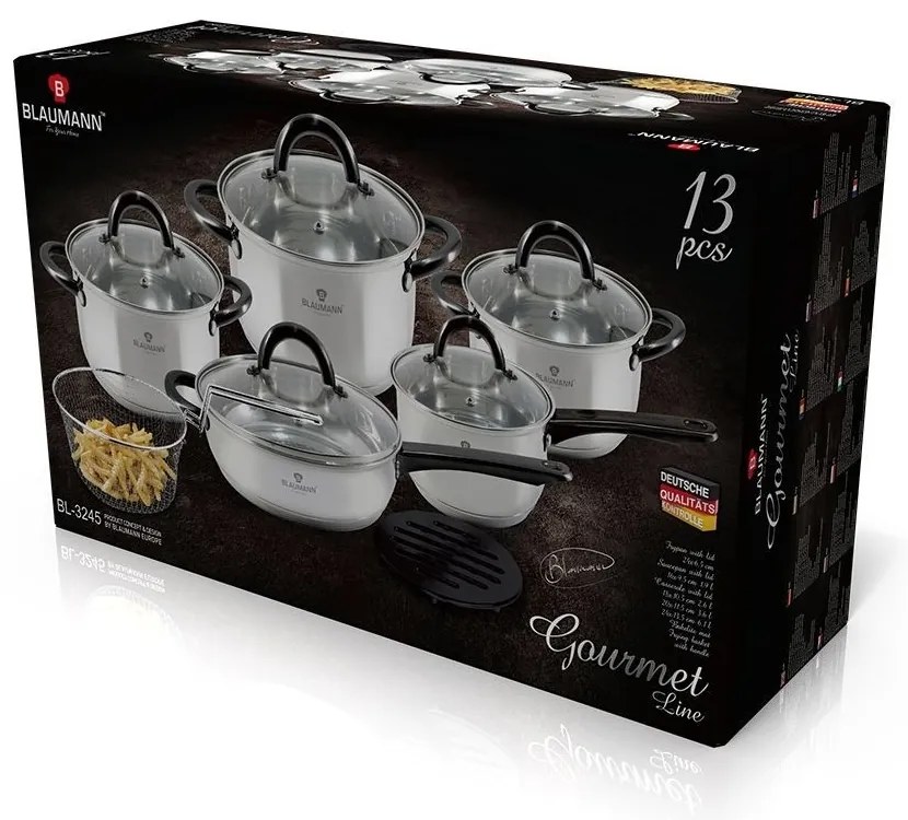 RESIGILAT - Set oale inox 13 piese Gourmet Blaumann BL 3245