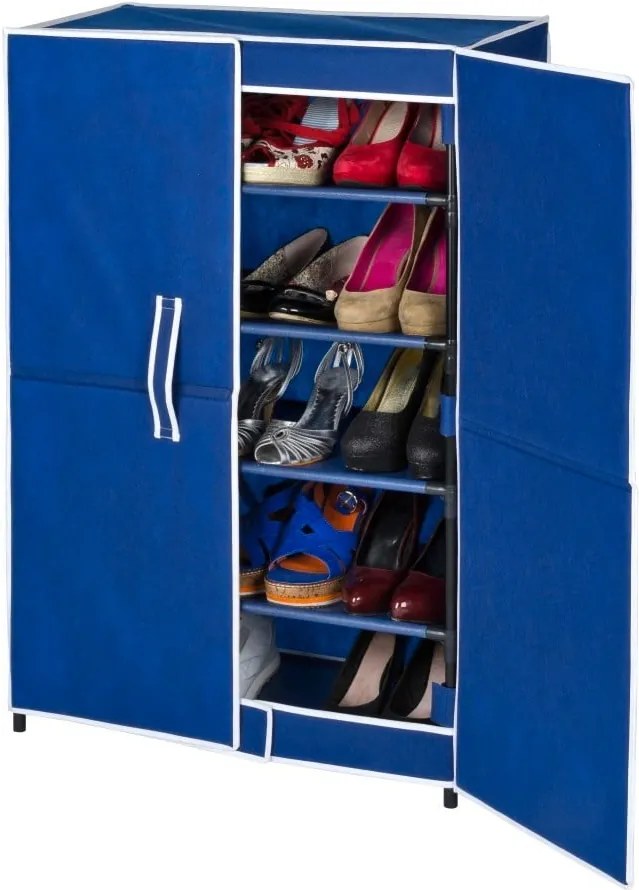 Pantofar pentru 15 perechi de pantofi Wenko Ocean, albastru