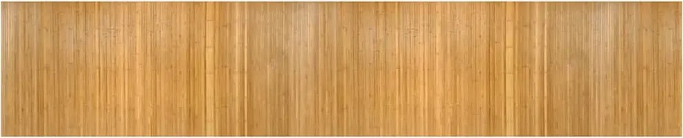 vidaXL Covor dreptunghiular, natural, 100x500 cm, bambus