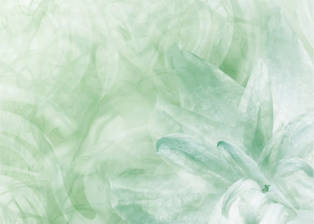 Tablou - Floare verde (70x50 cm)