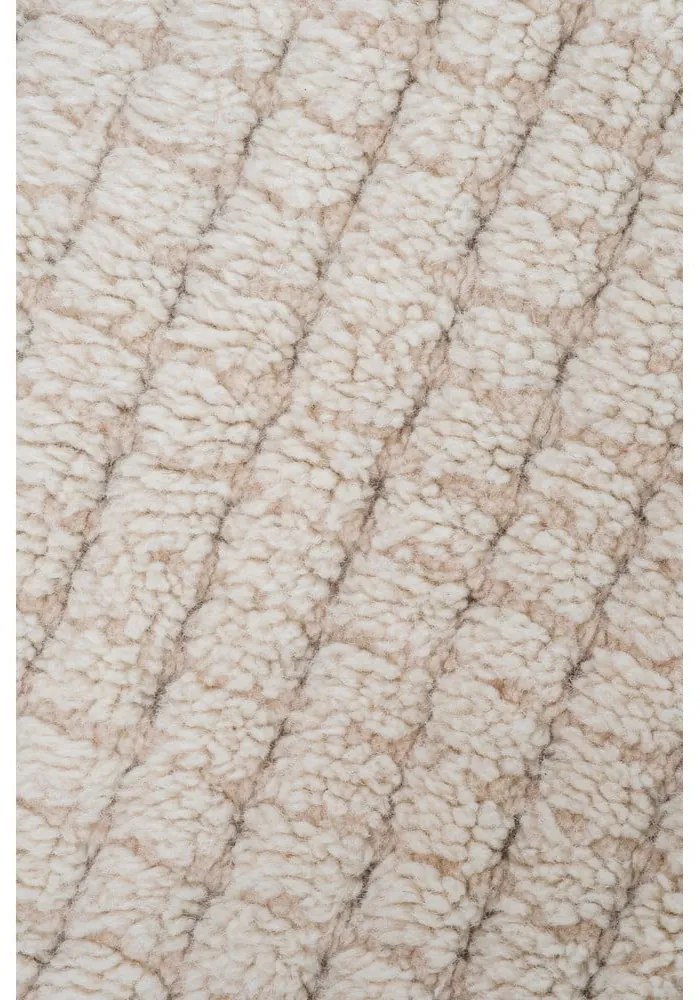 Covor bej lavabil, țesut manual din lână 170x240 cm Unexpected Wool – Lorena Canals