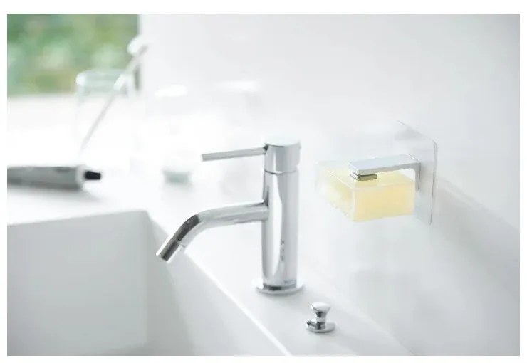 Săpunieră magnetică albă autoadezivă din plastic Film Hook – YAMAZAKI