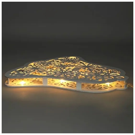 Solight 1V296 - Clopoțel LED de Crăciun, 9xLED, alimentare 2xAA, alb cald