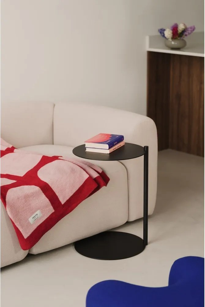 Măsuță auxiliară rotundă din oțel 41x40 cm Ande – noo.ma