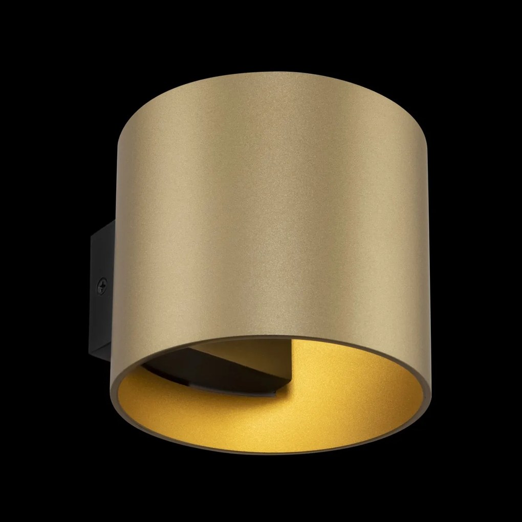 Aplica de perete design tehnic Rond auriu MYC066WL-01MG