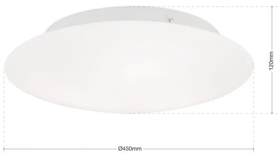 Plafoniera moderna diametru 45cm, Alba