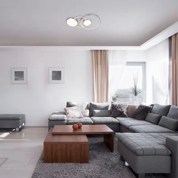 Lustră LED aplicată FULVIA LED/50W/230V crom lucios Rabalux 6890