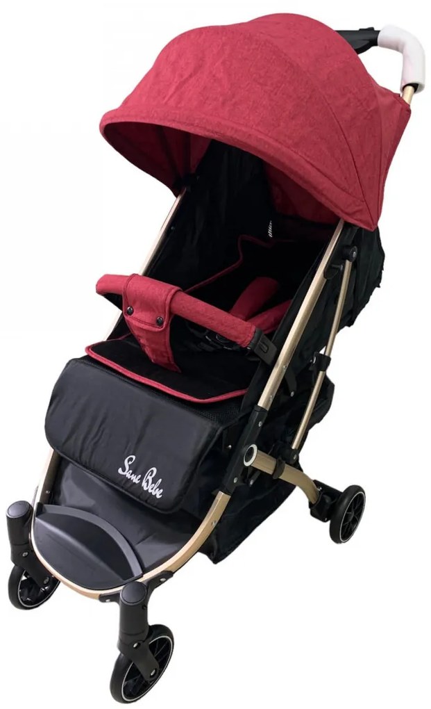 Carucior sport cu pliere compacta tip troller, usor de manevrat si depozitat, 6-36 luni Rosu CPC-43-rosu