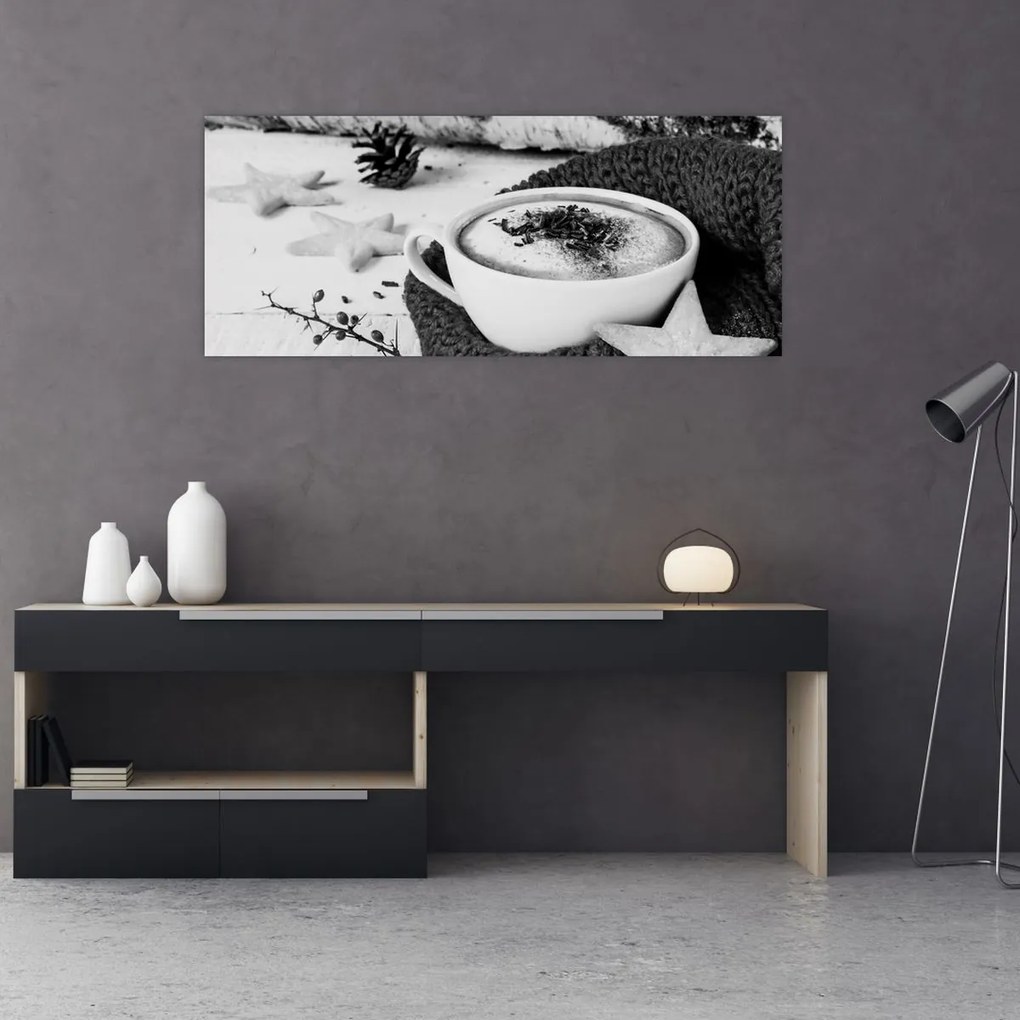 Tablou - Cappuccino de iarnă (120x50 cm)