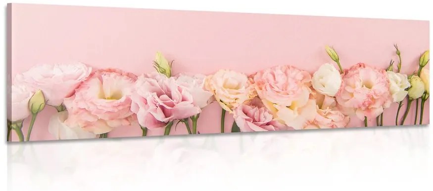 Tablou flori pastel înflorite